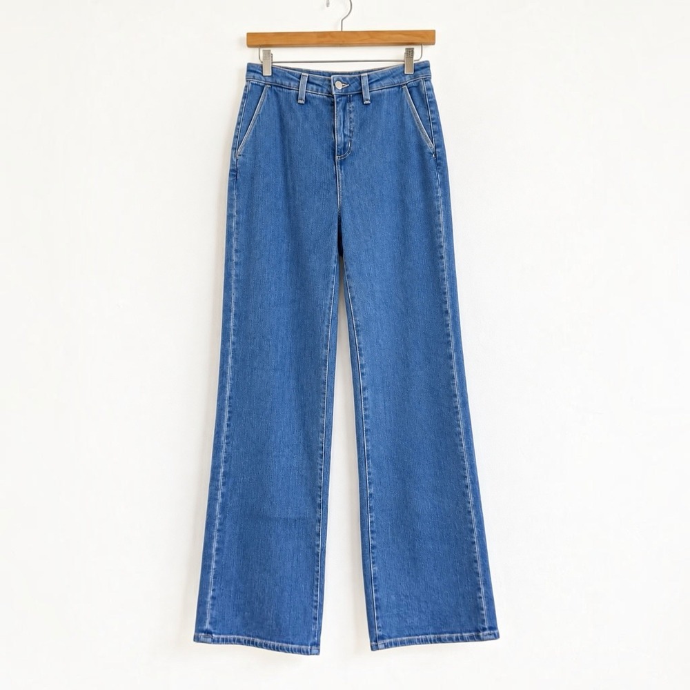L'agence High Rise Wide Leg Stretch Trouser